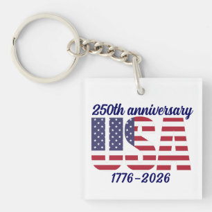 Llavero USA 250º Aniversario Semiquincentenario 1776–2026