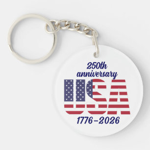 Llavero USA 250º Aniversario Semiquincentenario 1776–2026