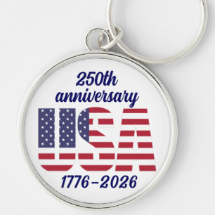 Llavero USA 250º Aniversario Semiquincentenario 1776–2026