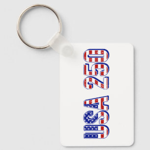 Llavero USA 250 Aniversario 1776-2026 Patriótico Americano