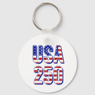 Llavero USA 250 Aniversario 1776-2026 Patriótico Americano