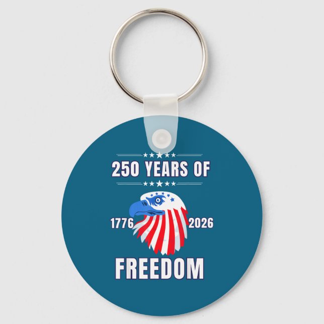 Llavero Usa 250 Anniversary Eagle 1776 To 2026 Patriotic A (Anverso)