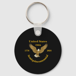 Llavero USA 250 Semiquincentennial Plastic Keychain