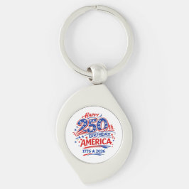 Llavero USA America 250th Anniversary Patriotic