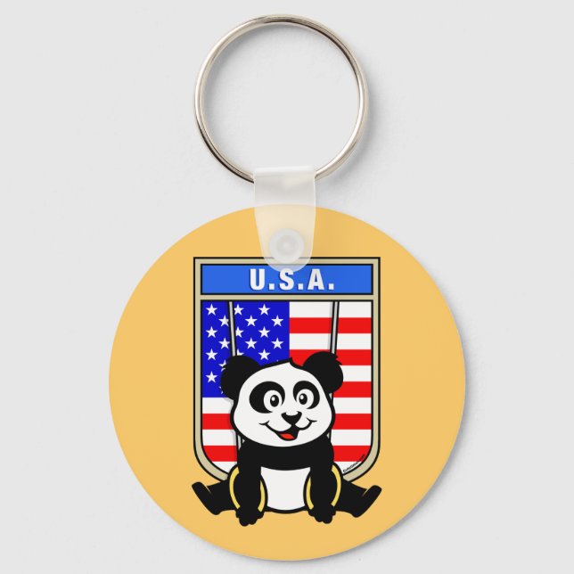 Llavero USA Rings Panda (Anverso)