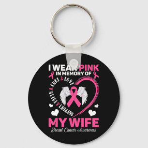 Llavero Usa Rosa En Memoria De Mi Esposa Conciencia Del Ca