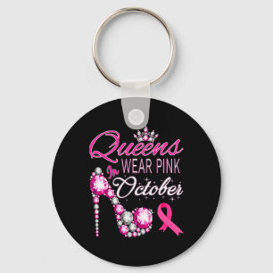 Llavero Usa Rosa En Octubre Conciencia Del Cáncer De Mama 