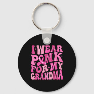 Llavero Usa Rosado Para Mi Abuela Cáncer De Mama Supp