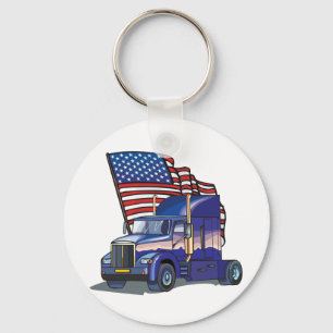 Llavero USA Truck Driver