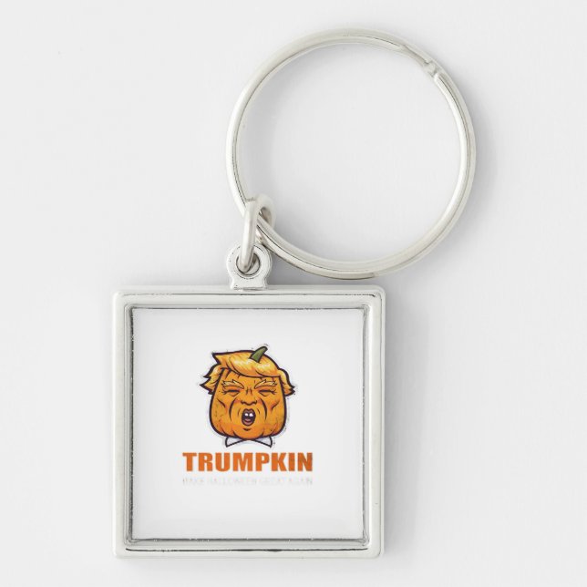 Llavero Usa Trumpkin Hizo Que Halloween Fuera Grande De Nu (Frente)