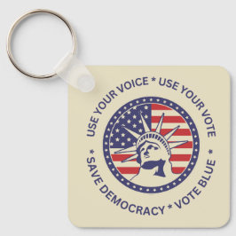 Llavero Usa tu distintivo de libertad patriótica