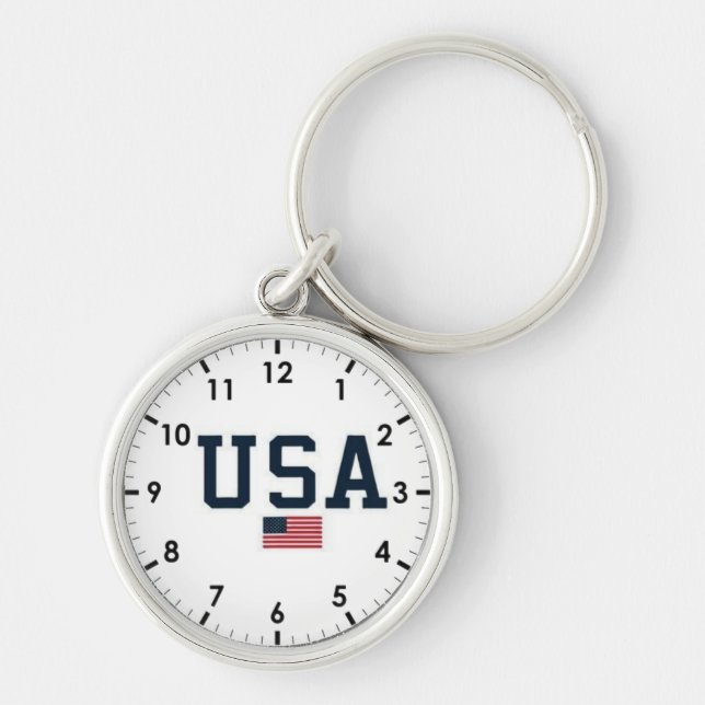 Llavero USA varsity letters American Flag Gym Sports  (Frente)