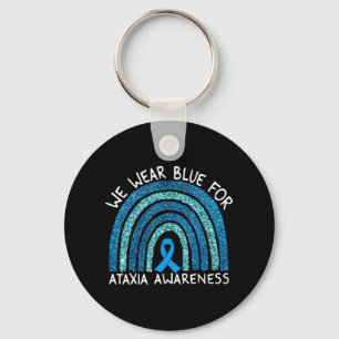 Llavero Usamos Azul Para Concienciación Ataxia Regalo Arco