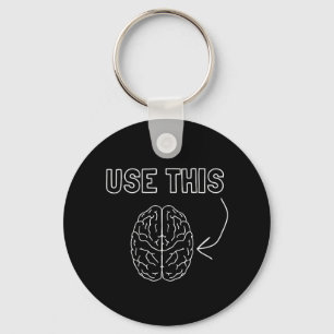 Llavero Usar este cerebro