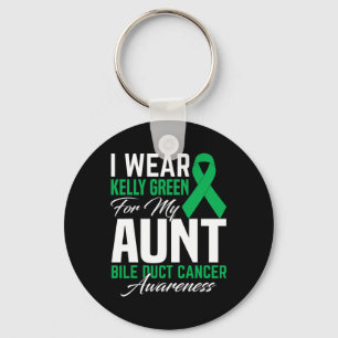 Llavero Usar Kelly Verde Por Mi Tía Cáncer De Conducto Bil