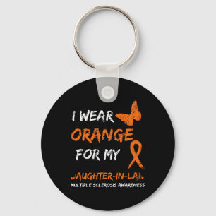 Llavero Usar Naranja para mi cuñada múltiple esclero