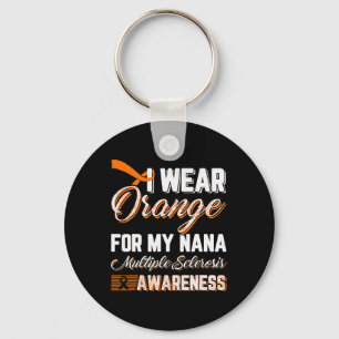 Llavero Usar Naranja Para Mi Esclerosis Múltiple Nana
