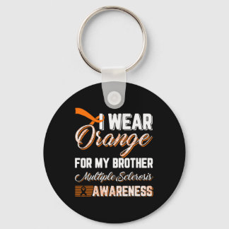 Llavero Usar Naranja Para Mi Hermano Esclerosis Múltiple