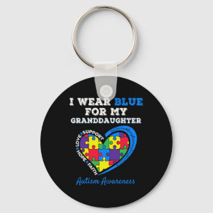Llavero Usé Azul Para Mi Nieta Autismo Abuela Gr