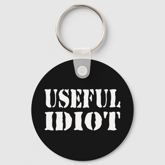 LLAVERO USEFUL IDIOT (Anverso)