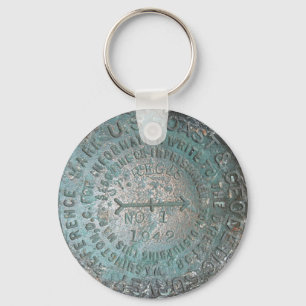 Llavero USGS Benchmark, St Regis Mountain Geodetic Survey
