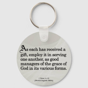 Llavero Using Gifts from God 1 Peter 4:10