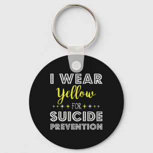 Llavero Uso Amarillo Para La Prevención Del Suicidio