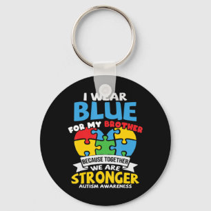 Llavero Uso Azul Para Concienciar Al Autismo Familias Que