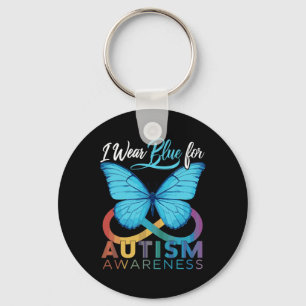 Llavero Uso Azul Para Concienciar Sobre El Autismo