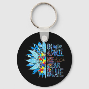 Llavero Uso Azul Para Mi Hermano Autismo Sensibilización A