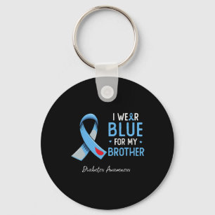 Llavero Uso Azul Para Mi Hermano Monto De Conciencia Sobre