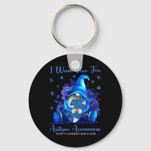 Llavero Uso Azul Para Que La Conciencia Del Autismo Acepte