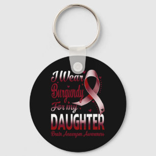 Llavero Uso Borgoña Para Mi Hija Aneurysm Awa