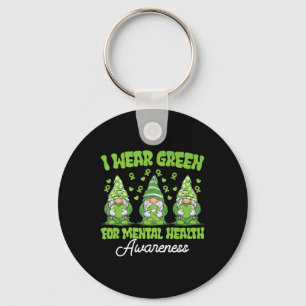 Llavero Uso Green Para Concienciación Sobre Salud Mental R