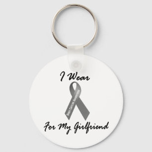 Llavero Uso Gris Para Mi Novia 1 Cáncer De Cerebro