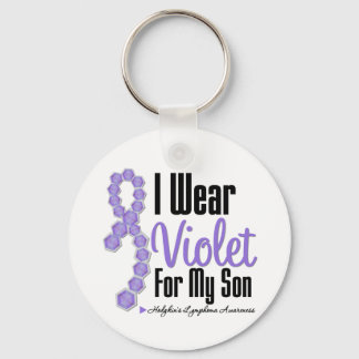 Llavero Uso Hodgkins Lymphoma Ribbon Para Mi Hijo