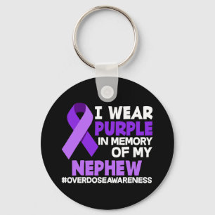 Llavero Uso Morado En Memoria De Mi Sobredosis De Sobredos