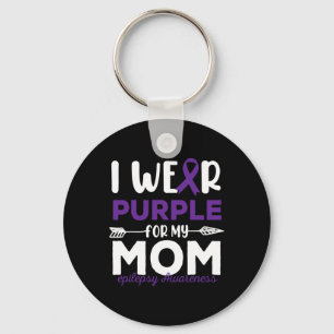 Llavero Uso morado para mis citas de conciencia sobre la e