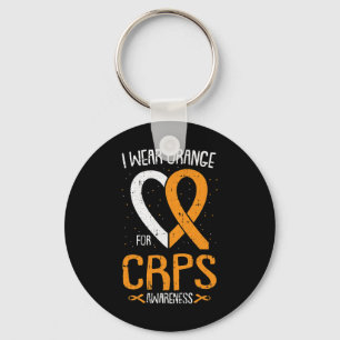Llavero Uso Naranja CRPS Conciencia Compleja Dolor Regiona