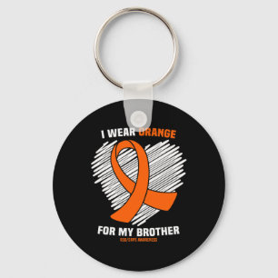 Llavero Uso Naranja Para La Conciencia De Mi Hermano Rsdcr