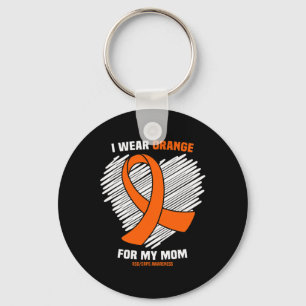 Llavero Uso Naranja Para La Conciencia De Mi Mamá Rsdcrps