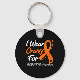 Llavero Uso Naranja Para La Conciencia De Rsd Crps 1