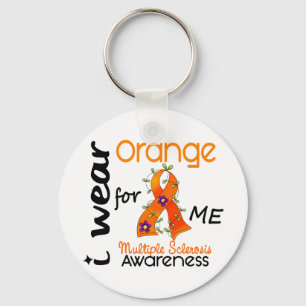 Llavero Uso Naranja Para Mí 43 MS Esclerosis Múltiple