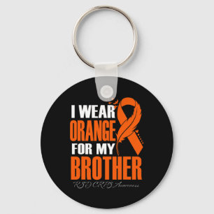 Llavero Uso Naranja Para Mi Hermano Rsd Crps Awareness Fe
