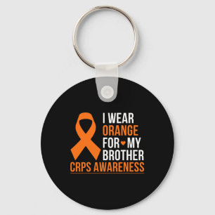 Llavero Uso Naranja Para Mi Hermano Rsd Crps Conciencia Mo