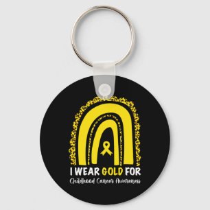 Llavero Uso Oro Para Concienciar Sobre El Cáncer Infantil
