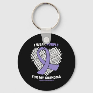 Llavero Uso Púrpura Para Mi Abuela Fibromialgia Awarenes