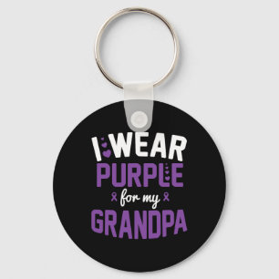 Llavero Uso Púrpura Para Mi Abuelo Septiembre Heimerheime