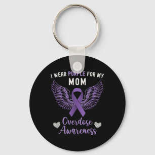 Llavero Uso Púrpura Para Mi Mamá Conciencia Sobre La Sobre
