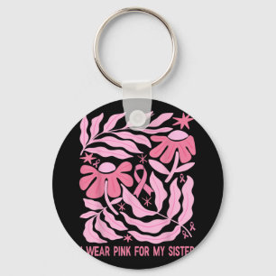 Llavero Uso Rosa Para Concienciar A Mi Hermana Sobre El Cá